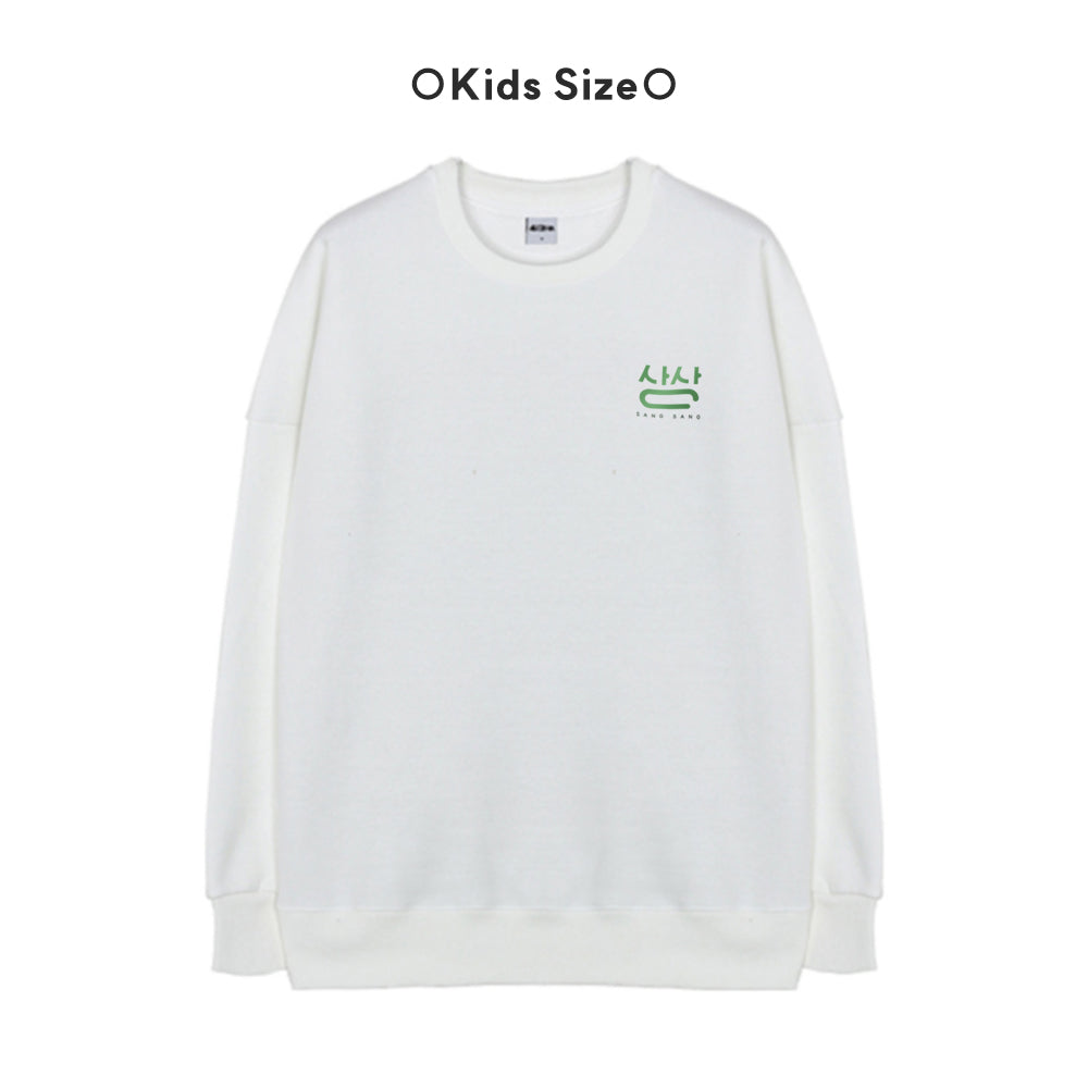Made in Korea Fabric (for men and women) Hip Tiger Special Fleece-Lined Kids Sweatshirt