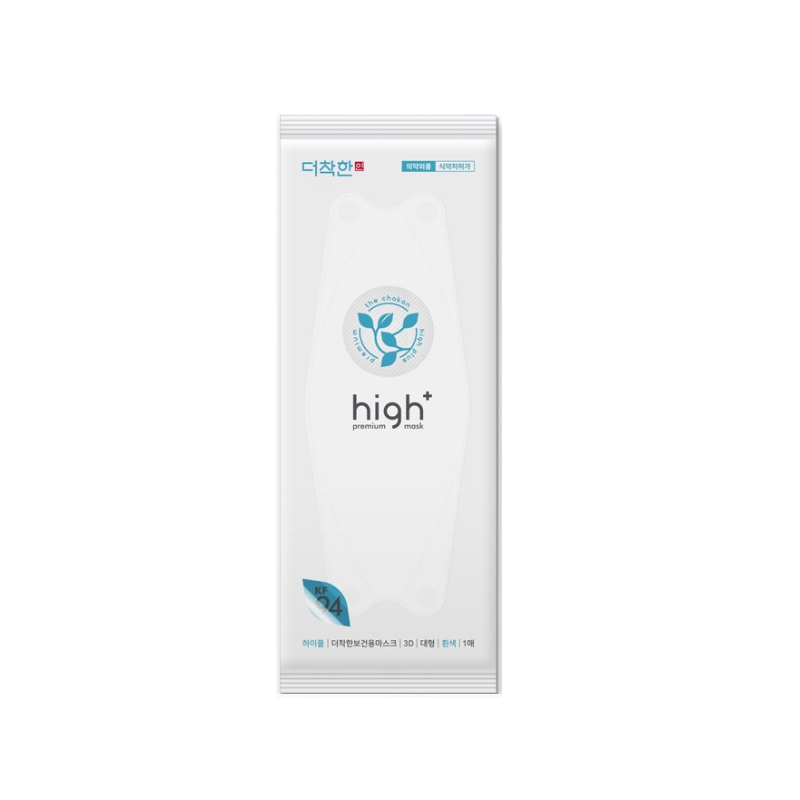 Made in Korea The Cha-kan Hardshell KF94 Mask L-Size 100pieces