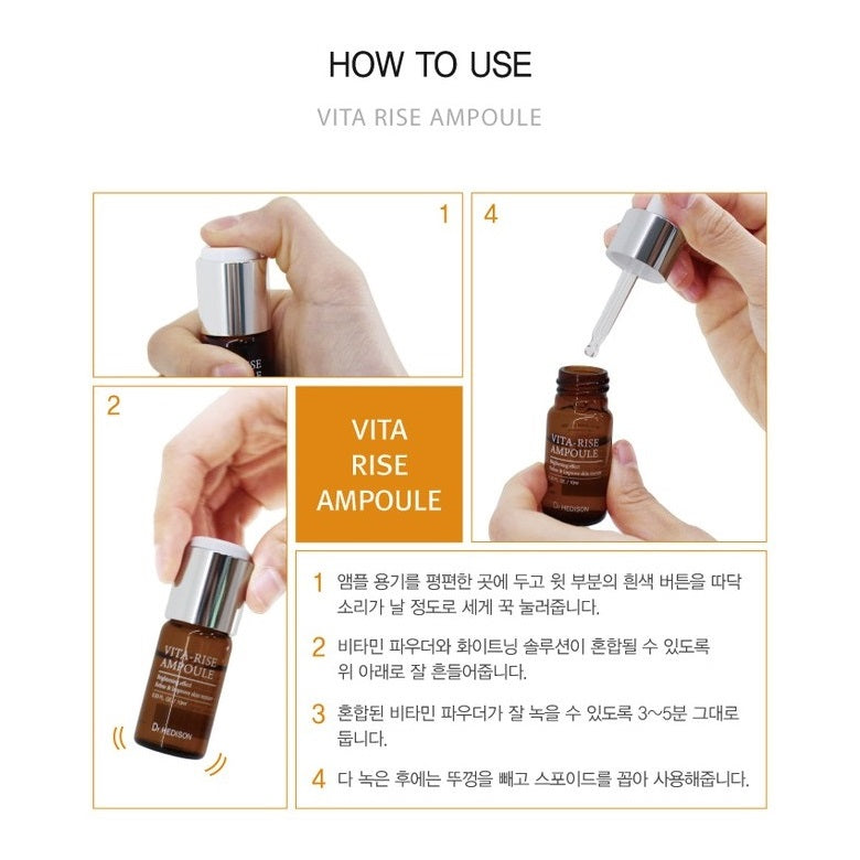 Made in Korea Dr.HEDISON Vita Rise Ampoule (10x6each)