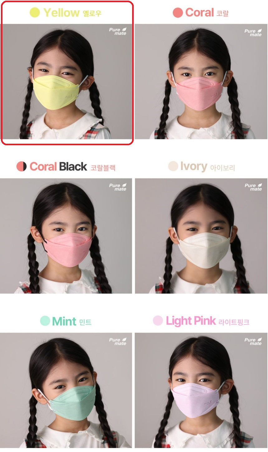 Made in Korea Puremate 3D KF94 color Mask(120pcs)