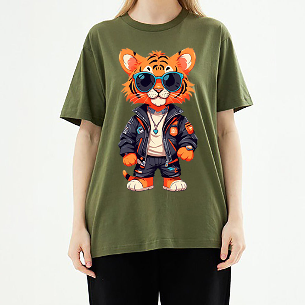 S-2XL Made in Korea 100% Hip Tiger 30 S/W Essential Short Sleeve Tee (for men and women)