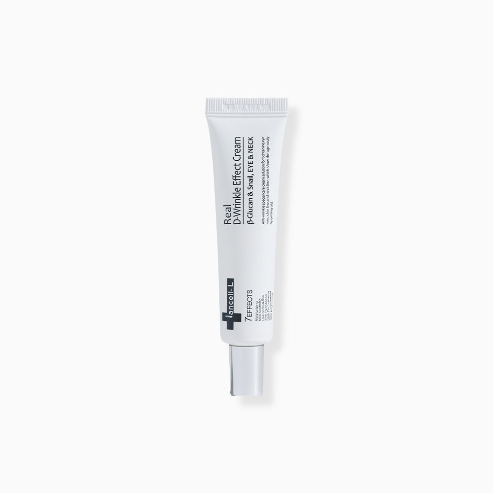[IANCELL] Real D-Wrinkle Effect Cream 20ml / Acetyl Hexapeptide-8 & Snail Mucin Eye & Neck Anti-Aging Cream [Made in Korea]