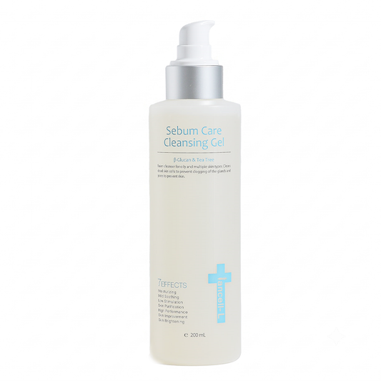 [IANCELL] Sebum Care Cleansing Gel 200ml | Slightly Acidic (pH 5.0~6.5) Pore Clarifying Gel Wash with AHA (Glycolic Acid), Tea Tree & CICA