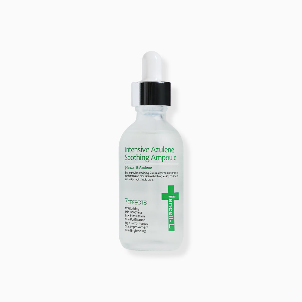 [IANCELL] Intensive Azulene Soothing Ampoule 55ml / Pure Guaiazulene Instant Redness SOS Calming Serum [Made in Korea]