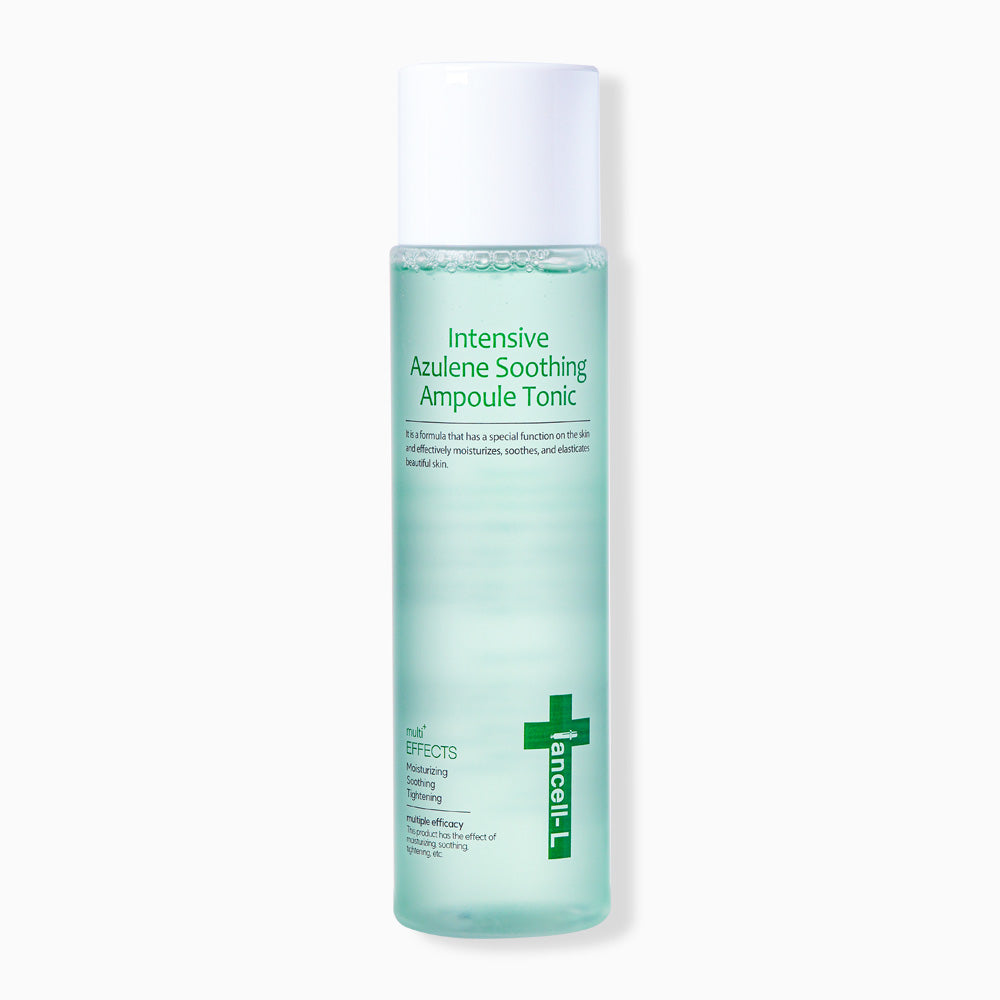 [IANCELL] Intensive Azulene Soothing Ampoule Tonic 155ml / Mild Acidic First-Step Calming Ampoule Toner for Redness & Pore Sebum Care [Made in Korea]