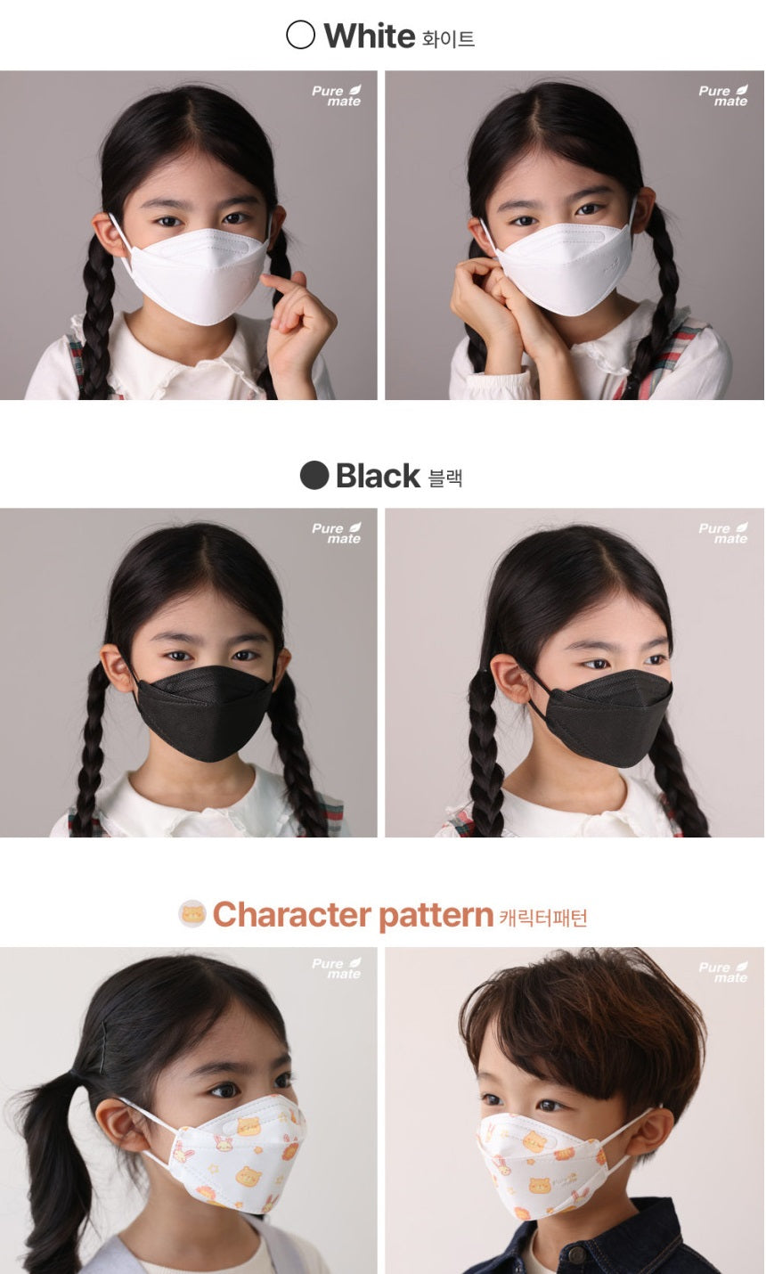 Made in Korea Puremate 3D KF94 color Mask(120pcs)