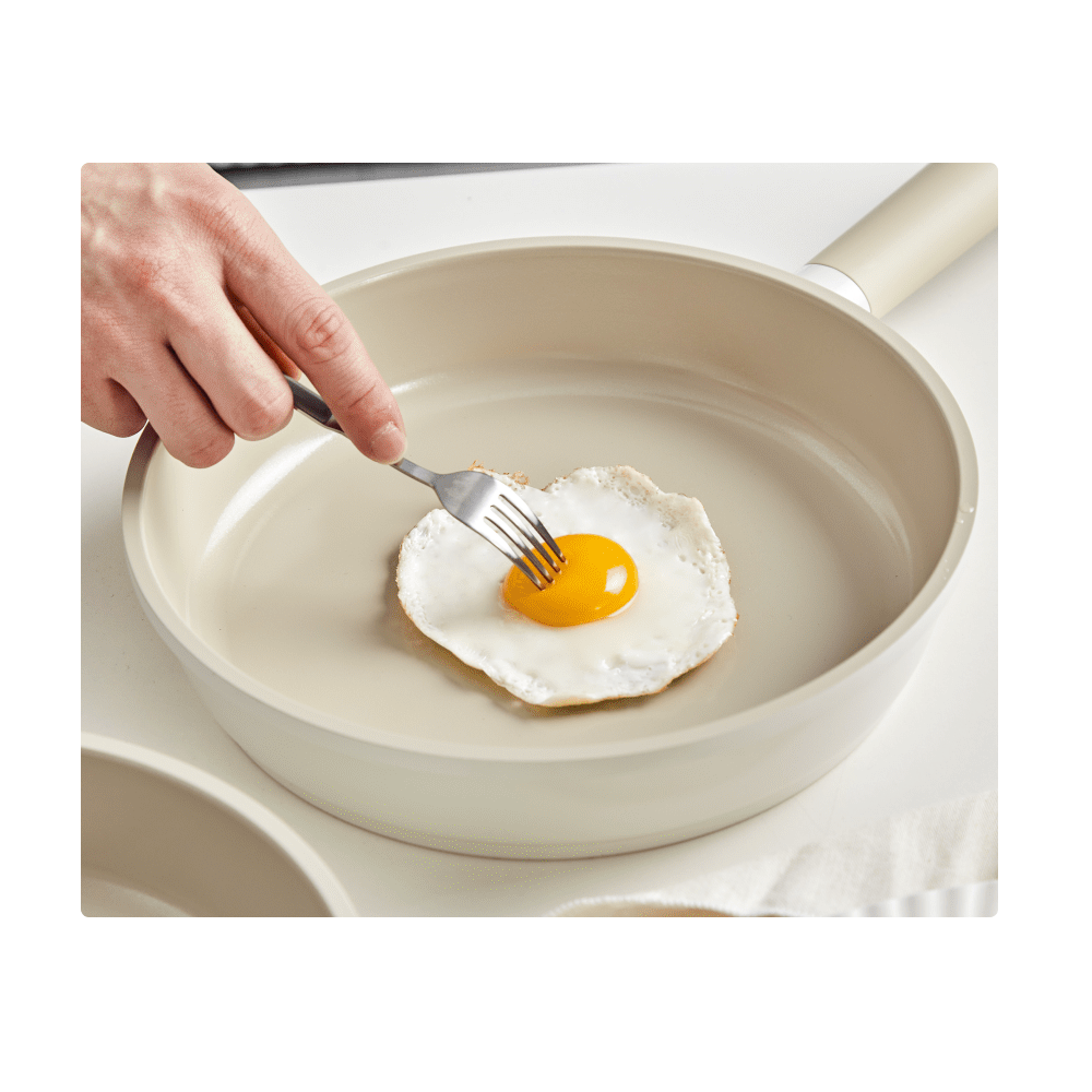 Made in Korea No Marketing No commercials Low-priced goods ceramic coated frying pan 24cm(free shipping)