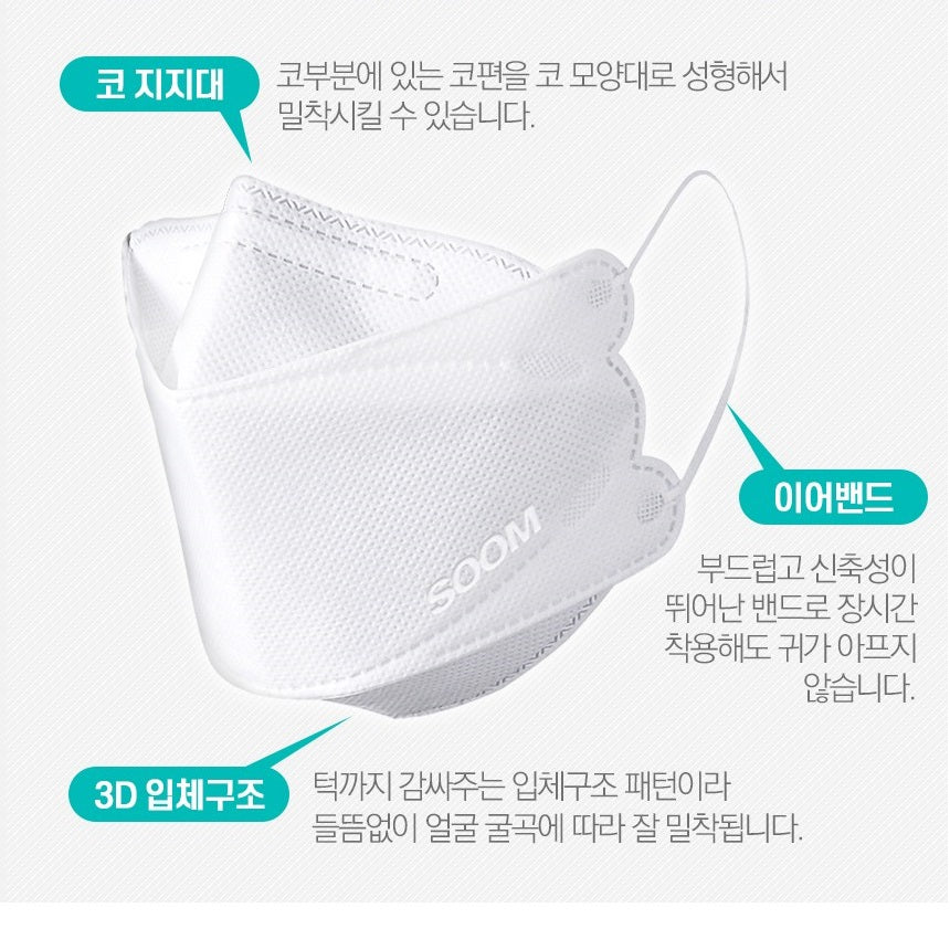 Made in Korea KF99 N99 CLEANSOOM Mask(100pieces)free shipping