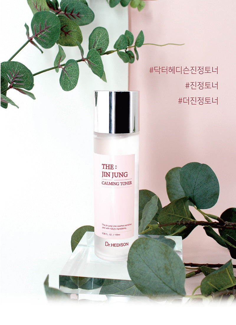 Made in Korea Dr.HEDISON THE:JINJUNG CALMING TONER 100ml+100ml