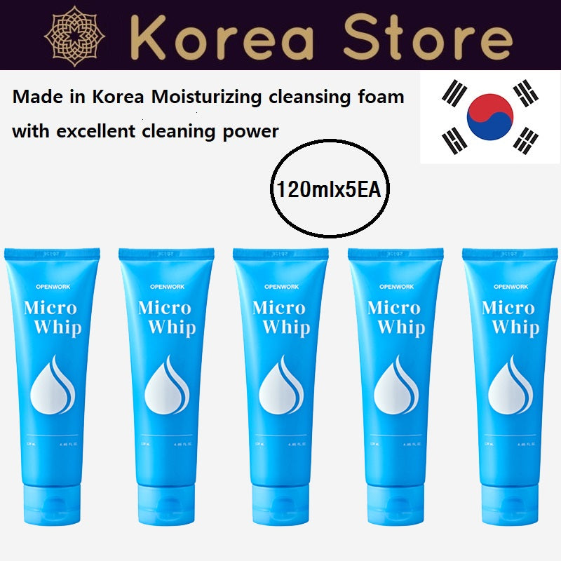 Made in Korea Moisturizing cleansing foam with excellent cleaning power 120ml x 5EA(free shipping)