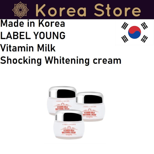 Made in Korea Vitamin Milk Shocking Cream 2+1(55gx3EA)free shipping