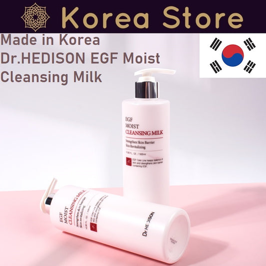 Made in Korea Dr.HEDISON EGF Moist Cleansing Milk 500ml