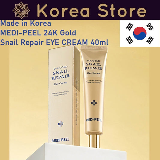 Made in Korea MEDI-PEEL 24K Gold Snail Repair EYE CREAM 40ml+40ml(1+1)