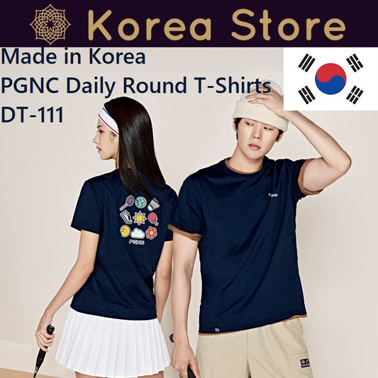 [Free Shipping]Made in Korea PGNC Daily Round T-Shirts DT-111 (for UNISEX)