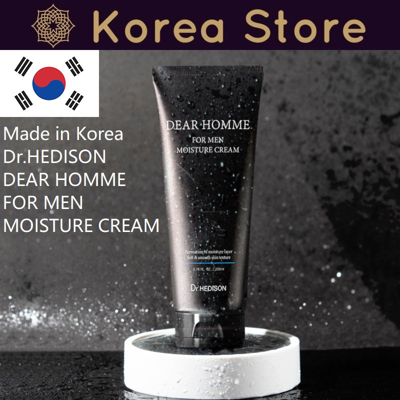 Made in Korea Dr.HEDISON DEAR HOMME FOR MEN MOISTURE CREAM 200ml 1+1