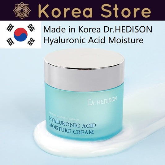 Made in Korea Dr.HEDISON Hyaluronic Acid Moisture Cream 80ml 1+1