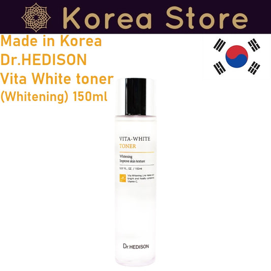 Made in Korea Dr.HEDISON Vita White Toner(Whitening) 150ml 1+1