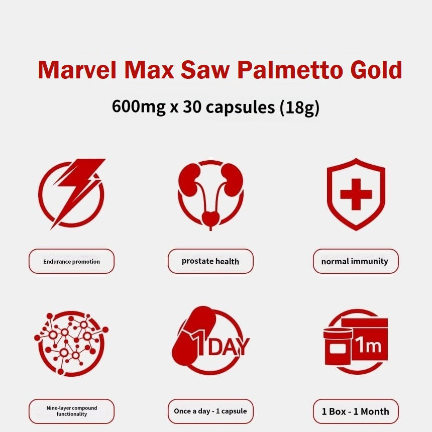 Made in Korea Dr.MARVEL MARVEL MAX SAW PALMETTO GOLD 600ml x 30tablets(1+1)(free shipping)