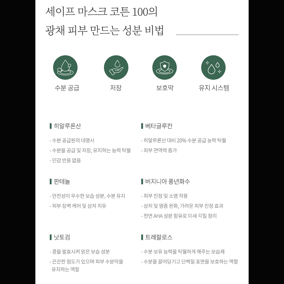 [IANCELL] Safe Mask Cotton 100 (42g x 5 sheets) / Korea Ultra-Hydrating Facial & Neck Sheet Mask [Made in Korea]