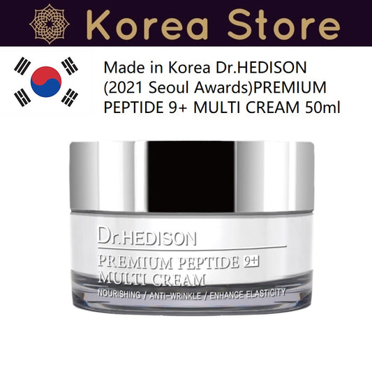 Made in Korea Dr.HEDISON (2021 Seoul Awards)PREMIUM PEPTIDE 9+ MULTI CREAM 50ml