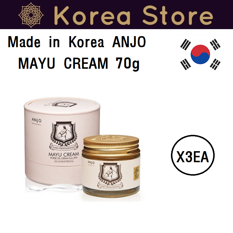 Made in Korea Moisturizing care ANJO MAYU CREAM 70gX3EA(free shipping)