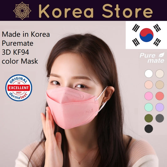 Made in Korea Puremate 3D KF94 color Mask(120pcs)