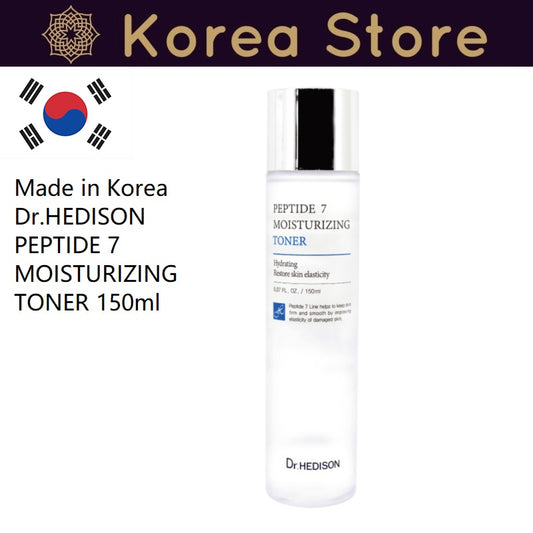 Made in Korea Dr.HEDISON PEPTIDE 7 MOISTURIZING TONER 150ml(1+1 300ml)