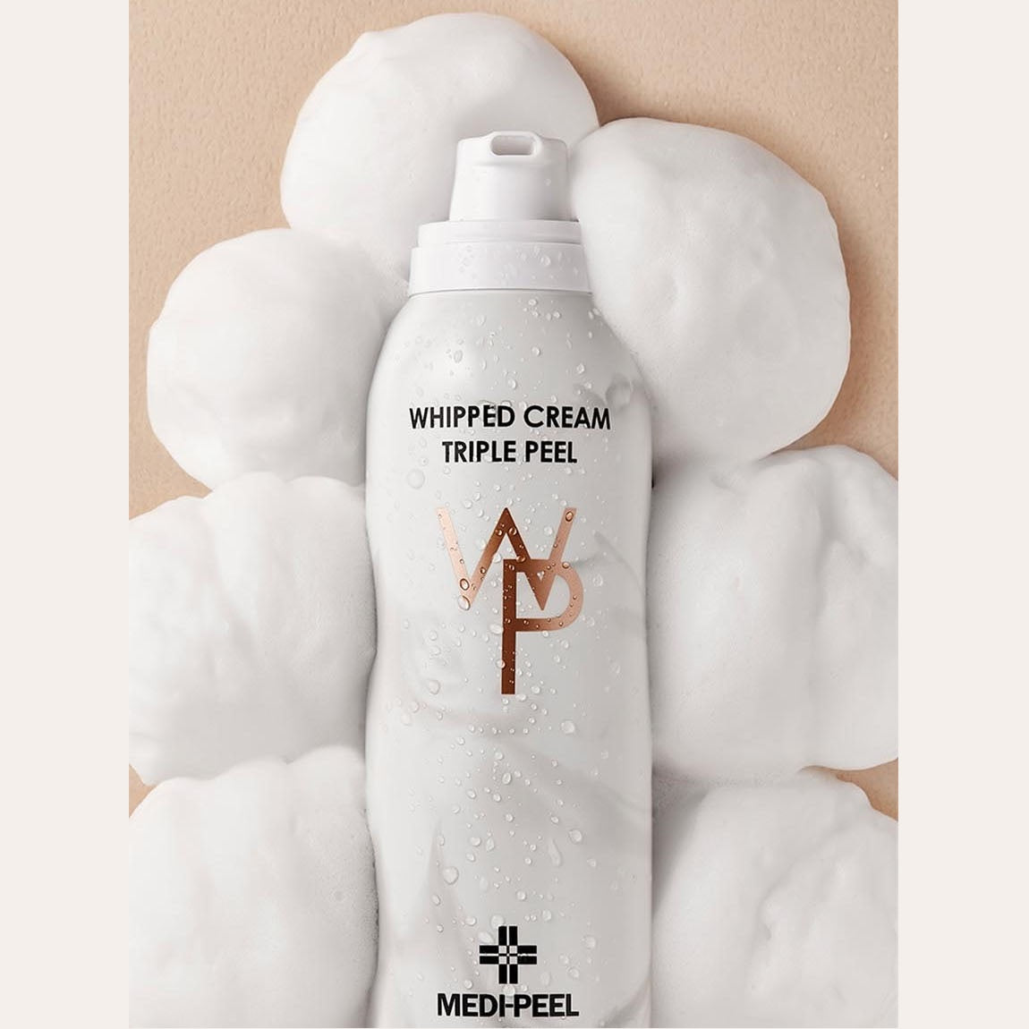 Made in Korea MEDI-PEEL WHIPPED CREAM TRIPLE PEEL (Whipping cream peel 2 can + Vitamin Bomb mask pack 10 sheets)