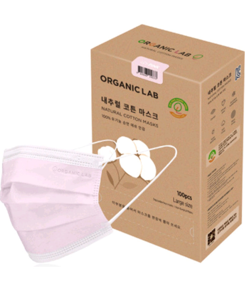 Made in Korea ORGANICLAB NATURAL COTTON MASK(100PCS)