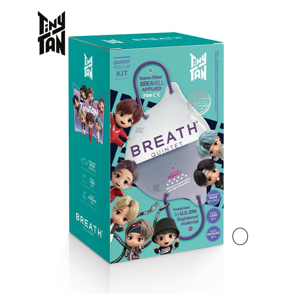 Made in Korea wholesale in bulk BREATH TinyTAN QUINTET Mast(180p=90Pack)