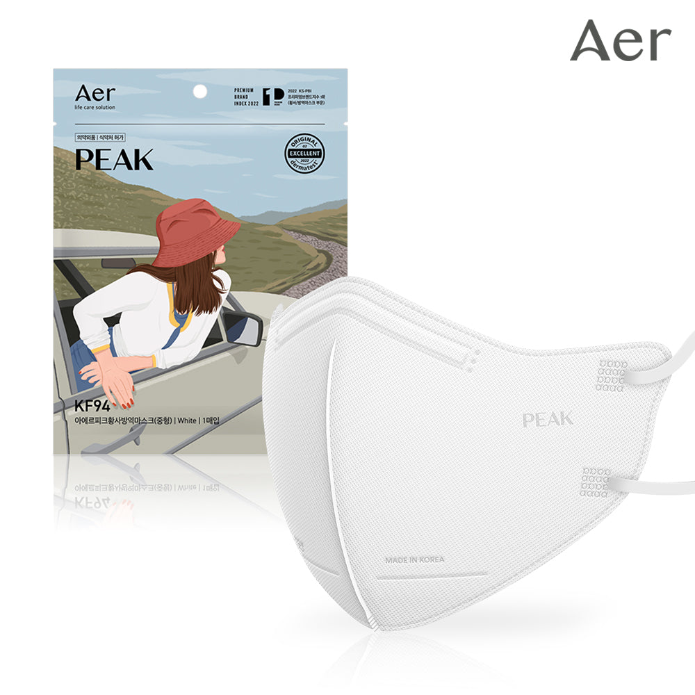 Made in Korea Aer NEW KF94 PEAK Mask(60pieces)