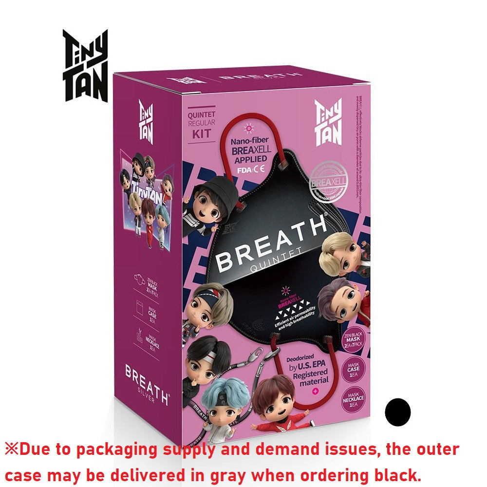 Made in Korea wholesale in bulk BREATH TinyTAN QUINTET Mast(180p=90Pack)