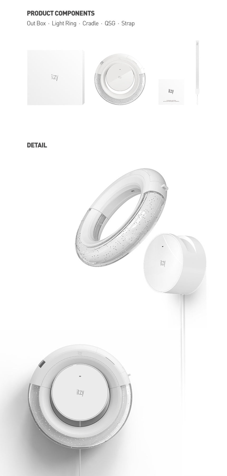 Made in Korea [Genuine] ITZY OFFICIAL LIGHT RING