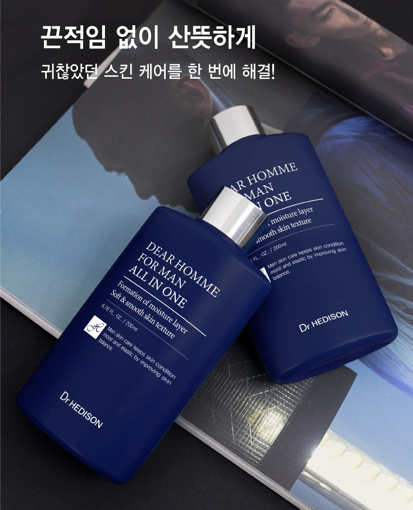 Made in Korea Dr.HEDISON DEAR HOMME FOR MAN AL IN ONE 200ml