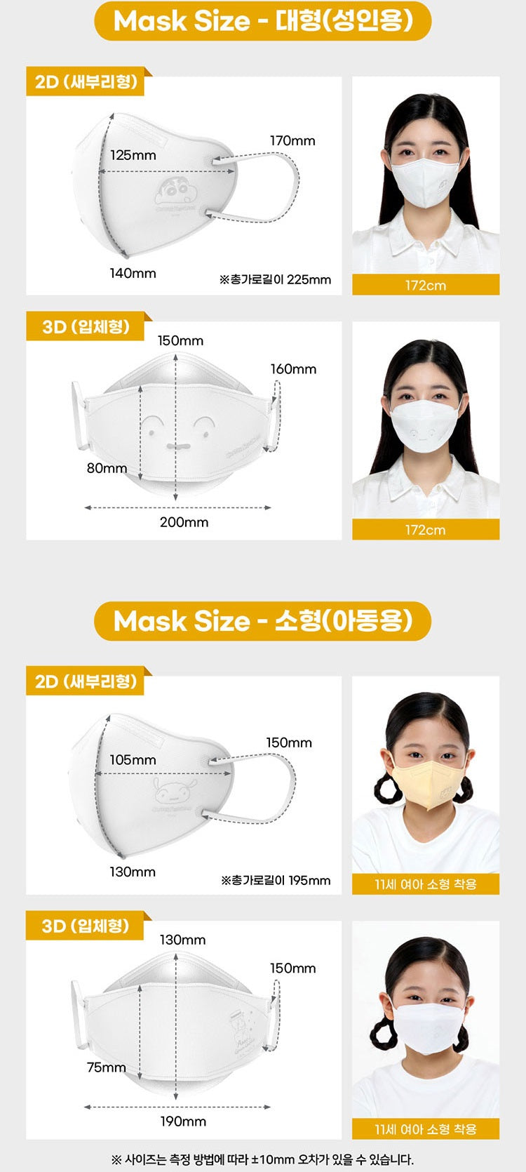 Made in Korea Individual packaging Anne of Green Gables KF94 Mask(50sheets)