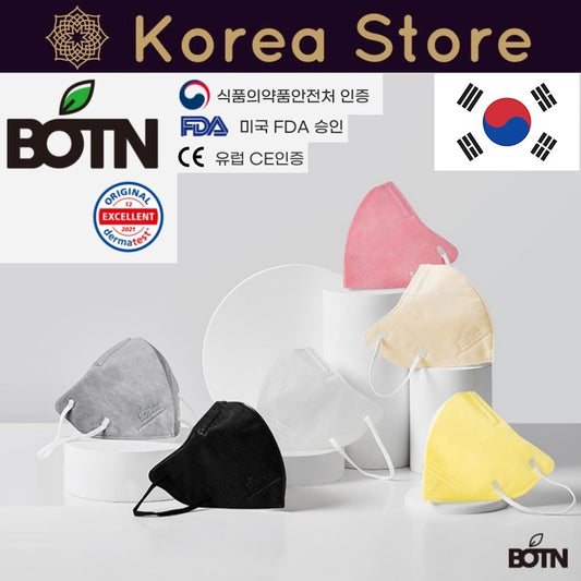 Made in Korea New BOTN Natural extra large KF94 Color Mask(60sheets)