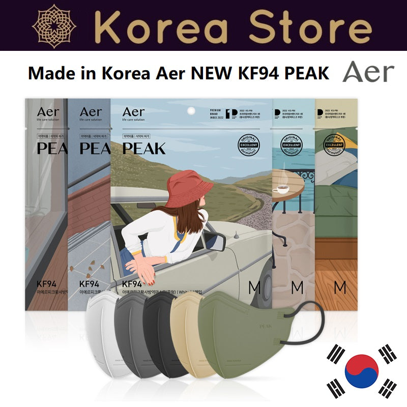 Made in Korea Aer NEW KF94 PEAK Mask(60pieces)