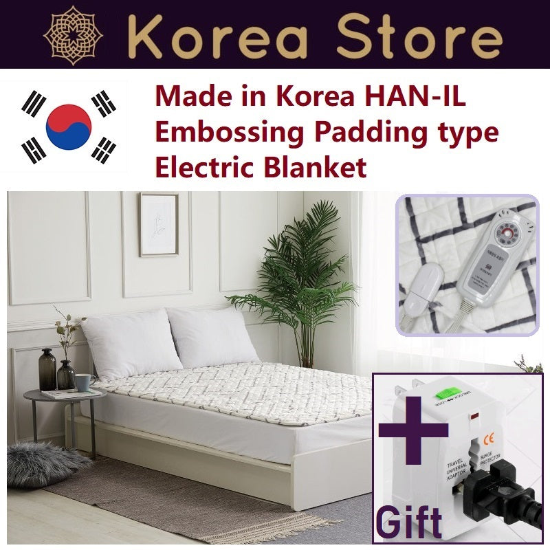 Made in Korea HAN-IL Embossing Padding type Electric Blanket