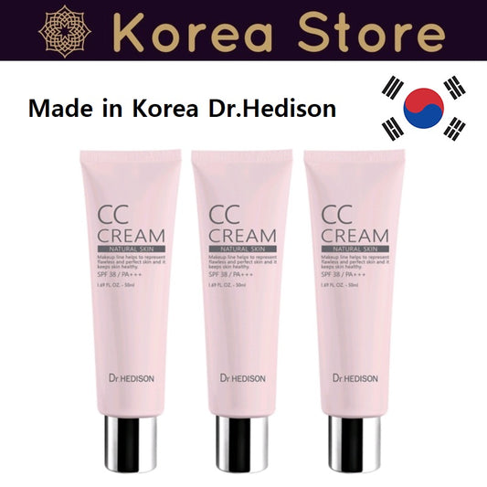 Made in korea Dr.Hedison CC CREAM SPF 38/PA+++ 50ml x 3EA