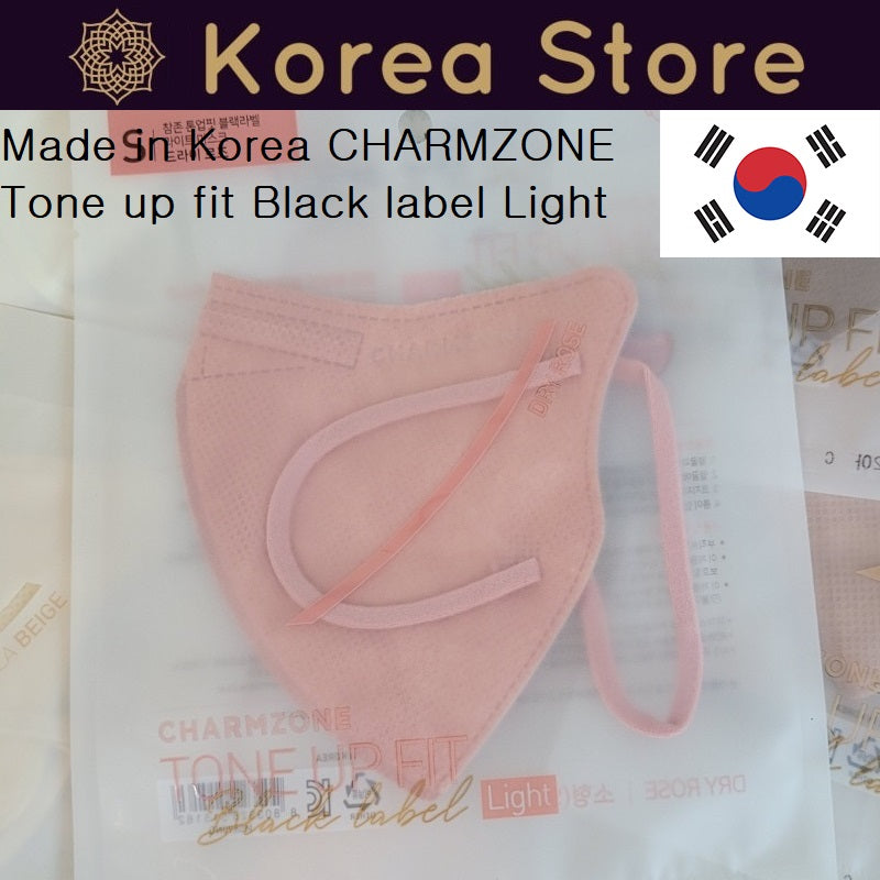 Made in Korea CHARMZONE Tone up fit Black label Light Mask