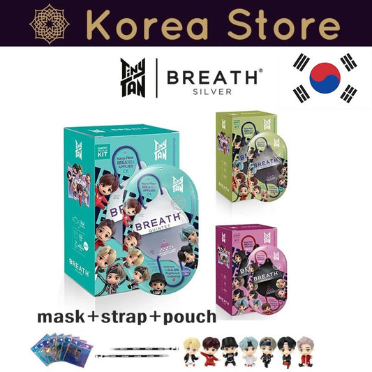 Made in Korea wholesale in bulk BREATH TinyTAN QUINTET Mast(180p=90Pack)